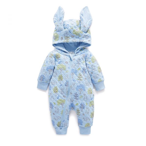 Bunny Quilted Growsuit