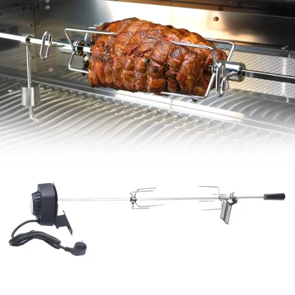 360° Electric Rotisserie Kit For Outdoor Camping And Barbecue Party